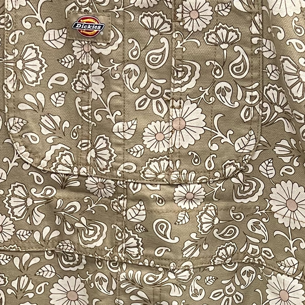 Dickies medium Ellis Floral Bib Overall - Women's - Picture 5 of 5
